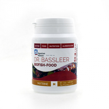 DR. BASSLEER BIOFISH FOOD MATRINE M 60 g - Unterstütztes Futter bei Parasiten wie Ichthyophthirius oder Cryptocarion